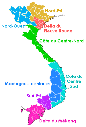 carte vietnam